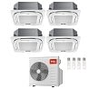 CONDIZIONATORE TCL QUADRI SPLIT CASSETTA A 4 VIE 9000+9000+9000+12000 BTU WIFI INVERTER MT3240 A++