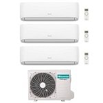 CONDIZIONATORE HISENSE TRIAL SPLIT HI-COMFORT 9000+9000+18000 BTU WIFI INVERTER 4AMW81U4RJC A++