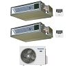 CONDIZIONATORE PANASONIC DUAL SPLIT CANALIZZATO 9000+18000 BTU INVERTER CU-3Z52TBE A+++