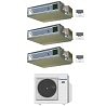 CONDIZIONATORE PANASONIC TRIAL SPLIT CANALIZZATO 9000+9000+18000 BTU INVERTER CU-3Z68TBE A++