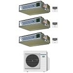 CONDIZIONATORE PANASONIC TRIAL SPLIT CANALIZZATO 9000+9000+12000 BTU INVERTER CU-4Z68TBE A++