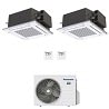 CONDIZIONATORE PANASONIC DUAL SPLIT CASSETTA 4 VIE 9000+18000 BTU INVERTER CU-2Z50TBE A+++