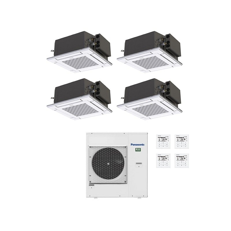 https:zetaidraulica.gumlet.io condizionatore panasonic quadri split cassetta 4 vie 12000120001200012000 btu inverter cu 4z80tbe