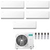 CONDIZIONATORE HISENSE PENTA SPLIT UNI HB 9000+9000+9000+9000+18000 BTU WIFI INVERTER 5AMW105U4RQC A++