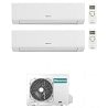 CONDIZIONATORE HISENSE DUAL SPLIT ENERGY ULTRA 9000+12000 BTU WIFI INVERTER 3AMW62U4RJC A++