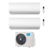 CONDIZIONATORE MIDEA DUAL SPLIT XTREME PRO 9000+12000 BTU WIFI INVERTER M3OG-21HFN8-Q A++