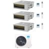 CONDIZIONATORE MIDEA TRIAL SPLIT CANALIZZATO A7 9000+9000+9000 BTU INVERTER M4OB-36HFN8-Q A++