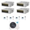 CONDIZIONATORE MIDEA QUADRI SPLIT CANALIZZATO A7 9000+9000+12000+18000 BTU INVERTER M4OB-36HFN8-Q A++