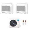 CONDIZIONATORE MIDEA DUAL SPLIT CONSOLE A PAVIMENTO 9000+18000 BTU INVERTER M3OG-21HFN8-Q A++