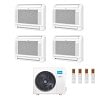 CONDIZIONATORE MIDEA QUADRI SPLIT CONSOLE A PAVIMENTO 9000+12000+12000+18000 BTU INVERTER M4OB-36HFN8-Q A++