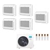 CONDIZIONATORE MIDEA PENTA SPLIT CONSOLE A PAVIMENTO 9000+9000+9000+9000+18000 BTU INVERTER M5OE-42HFN8-Q A++