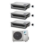 CONDIZIONATORE DAIKIN TRIAL SPLIT CANALIZZABILE ULTRAPIATTO 9000+12000+18000 BTU INVERTER 3MXM68N CON COMANDO A FILO A+++