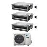 CONDIZIONATORE DAIKIN TRIAL SPLIT CANALIZZABILE ULTRAPIATTO 9000+9000+12000 BTU INVERTER 3MXM52N CON COMANDO A FILO A+++