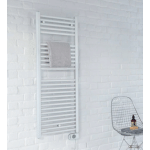 SCALDASALVIETTE TERMOARREDO ELETTRICO ZEHNDER AURA BIANCO 120X60 PBEZ-120-60/MQ-9016