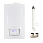 CALDAIA BAXI LUNA CENTURY 35 KW A CONDENSAZIONE CAMERA STAGNA METANO/GPL A7870639 + KIT FUMI OMAGGIO
