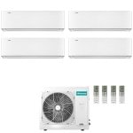 CONDIZIONATORE HISENSE QUADRI SPLIT ENERGY PRO X 9000+12000+12000+12000 BTU WIFI INVERTER 5AMW105U4RQC A++