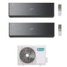 CONDIZIONATORE HISENSE DUAL SPLIT ENERGY PRO X BLACK 9000+9000 BTU WIFI INVERTER 2AMW35U4RGC A++