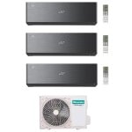 CONDIZIONATORE HISENSE TRIAL SPLIT ENERGY PRO X BLACK 9000+9000+12000 BTU WIFI INVERTER 3AMW72U4RJC A++