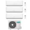CONDIZIONATORE HISENSE TRIAL SPLIT HI-COMFORT 7000+9000+12000 BTU WIFI INVERTER 4AMW81U4RJC A++