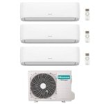CONDIZIONATORE HISENSE TRIAL SPLIT HI-COMFORT 7000+12000+18000 BTU WIFI INVERTER 4AMW81U4RJC A++