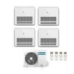 CONDIZIONATORE HISENSE QUADRI SPLIT CONSOLE A PAVIMENTO 12000+12000+12000+12000 BTU INVERTER 5AMW105U4RQC A++
