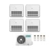 CONDIZIONATORE HISENSE QUADRI SPLIT CONSOLE A PAVIMENTO 12000+12000+12000+12000 BTU INVERTER 5AMW105U4RQC A++