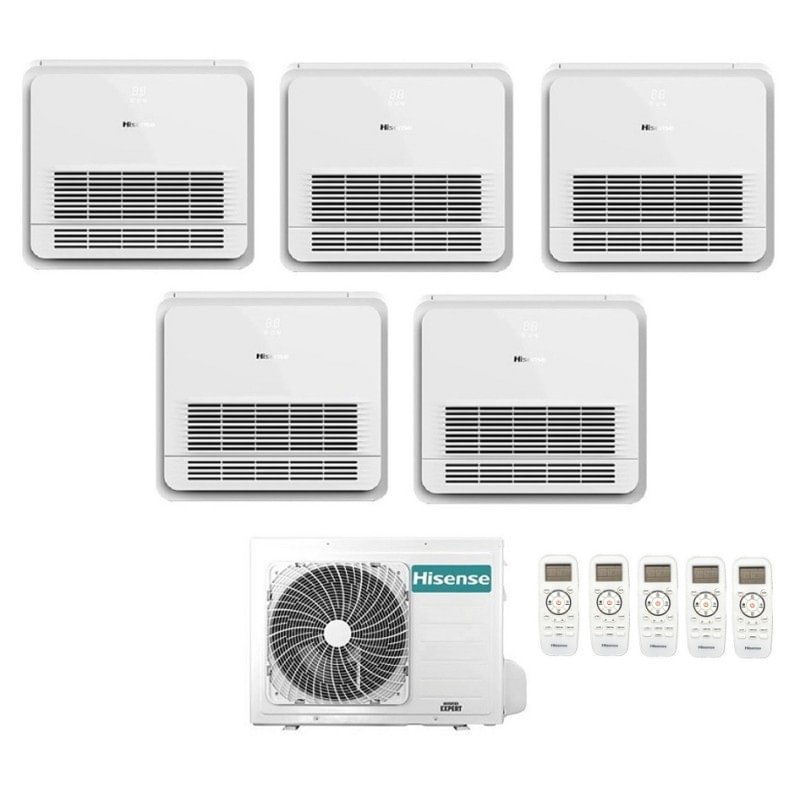 https:zetaidraulica.gumlet.io condizionatore hisense penta split console a pavimento 90009000120001200012000 btu inverter 5amw125u4rta