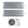 CONDIZIONATORE PANASONIC DUAL SPLIT ETHEREA SILVER9000+9000 BTU WIFI INVERTER CU-2Z50TBE A+++