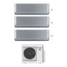 CONDIZIONATORE PANASONIC TRIAL SPLIT ETHEREA SILVER 9000+9000+18000 BTU WIFI INVERTER CU-4Z80TBE A++