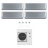CONDIZIONATORE PANASONIC QUADRI SPLIT ETHEREA SILVER 7000+7000+9000+18000 BTU WIFI INVERTER CU-4Z68TBE A++