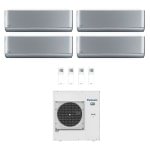 CONDIZIONATORE PANASONIC QUADRI SPLIT ETHEREA SILVER 7000+7000+12000+12000 BTU WIFI INVERTER CU-4Z80TBE A++
