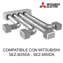 https:zetaidraulica.gumlet.io kit canalizzazione plenum coibentato 4 zone per condizionatore canalizzato mitsubishi 1200018000 btu