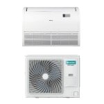CONDIZIONATORE HISENSE PAVIMENTO SOFFITTO 60000 BTU INVETER MONOSPLIT AUV175UR4RC4 CON COMANDO REMOTO TRIFASE