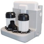 STAZIONE DI SOLLEVAMENTO SANITRIT SFA SANICOM 2 SCOM2DEP PER ACQUA DI SCARICO