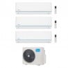 CONDIZIONATORE MIDEA TRIAL SPLIT ELEGANCE 9000+9000+12000 BTU INVERTER M3OG-21HFN8-Q A++