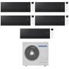 CONDIZIONATORE SAMSUNG PENTA SPLIT WINDFREE PREMIÈRE 7000+7000+7000+9000+12000 BTU SOAPSTONE WIFI INVERTER AJ100TXJ5KG/EU A++