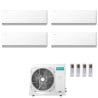 CONDIZIONATORE HISENSE QUADRI SPLIT UNI HB 7000+12000+12000+12000 BTU WIFI INVERTER 5AMW105U4RQC A++