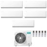 CONDIZIONATORE HISENSE PENTA SPLIT UNI HB 7000+9000+9000+9000+18000 BTU WIFI INVERTER 5AMW105U4RQC A++