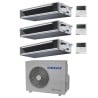 CONDIZIONATORE SAMSUNG TRIAL SPLIT CANALIZZABILE 9000+9000+12000 BTU INVERTER AJ080TXJ4KG/EU A++