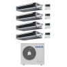 CONDIZIONATORE SAMSUNG QUADRI SPLIT CANALIZZABILE 9000+9000+12000+12000 BTU INVERTER AJ100TXJ5KG/EU A++