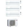 CONDIZIONATORE MITSUBISHI KIRIGAMINE STYLE BIANCO TRIAL SPLIT MSZ-LN 9000+12000+18000 BTU WIFI INVERTER MXZ-4F72VF4 A++