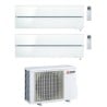 CONDIZIONATORE MITSUBISHI KIRIGAMINE STYLE BIANCO DUAL SPLIT MSZ-LN 9000+18000 BTU WIFI INVERTER MXZ-4F80VF5 A++