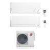 CONDIZIONATORE MITSUBISHI DUAL SPLIT MSZ-AY 7000+7000 BTU WIFI INVERTER MXZ-3F68VF5 A++