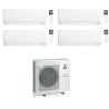 CONDIZIONATORE MITSUBISHI QUADRI SPLIT MSZ-AY 7000+7000+7000+12000 BTU WIFI INVERTER MXZ-5F102VF3 A++