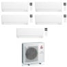 CONDIZIONATORE MITSUBISHI PENTA SPLIT MSZ-AY 5000+7000+9000+9000+18000 BTU WIFI INVERTER MXZ-5F102VF3 A++