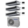 CONDIZIONATORE SAMSUNG TRIAL SPLIT CANALIZZABILE 9000+9000+18000 BTU INVERTER AJ080TXJ4KG/EU A++