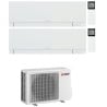 CONDIZIONATORE MITSUBISHI KIRIGAMINE ZEN BIANCO DUAL SPLIT MSZ-EF 15000+15000 BTU WIFI INVERTER MXZ-3F68VF5 A++