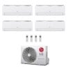 CONDIZIONATORE LG QUADRI SPLIT LIBERO SMART 7000+9000+12000+18000 BTU WIFI INVERTER MU5R30 A++