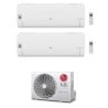 CONDIZIONATORE LG LIBERO SMART WIFI R32 DUAL SPLIT INVERTER 7000+7000 BTU MU2R15 A+++