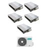 CONDIZIONATORE HISENSE CANALIZZATO PENTA SPLIT 9000+9000+9000+12000+12000 BTU INVERTER 5AMW105U4RQC A++